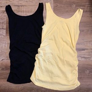 Two Old Navy Maternity Tank Tops